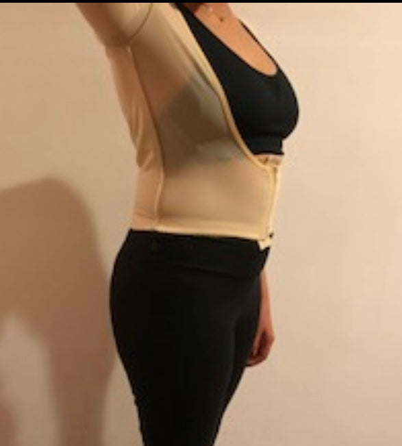 Female Open Bra Arm Sleeve Vest